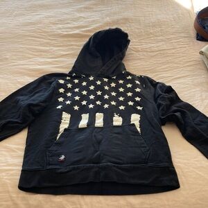 Black Star Pattern Hoodie